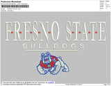FRESNO STATE Embroidery