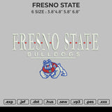 FRESNO STATE Embroidery