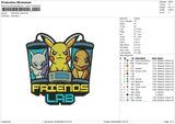 FRIENDS LAB Embroidery File 6 size