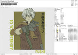 FUSHI Embroidery File 6 size