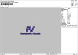 Fvtext Embroidery File 6 sizes