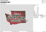 Fade Zone Embroidery File 6 sizes