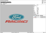 Fordtext 1510 Embroidery File 6 sizes