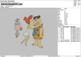 Fred1402 Embroidery File 6 sizes