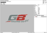 Gbtext Embroidery File 6 sizes