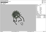 Black Pompom Embroidery File 6 sizes