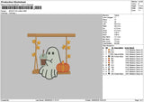 Ghost 1909 Embroidery File 6 sizes