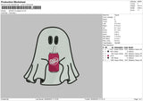 Ghost Dr Embroidery File 6 sizes