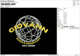 Giovann Embroidery File 6 sizes