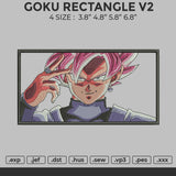 Goku Rectangle V2 Embroidery