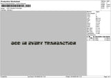 Godtext 1510 Embroidery File 6 sizes