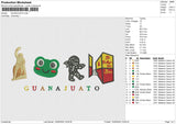 GUANAJUATO Embroidery File 6 sizes