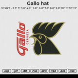Gallo Embroidery File6 size