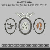 Ghost 2507a Embroidery File 6 sizes