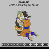 Gokuhug Embroidery File 6 sizes