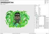 Guy Guy Naruto Embroidery