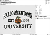 HALLOWEENTOWN 1998 Embroidery File 6 size