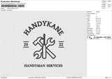 HANDYKANE Embroidery File 6 size
