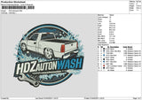 Hdztext Embroidery File 6 sizes