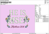 Risentext Embroidery File 6 sizes
