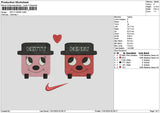 2Bus Embroidery File 6 sizes