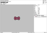 Hkbow 01 Embroidery File 6 sizes
