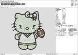 Hk Cowboys App Embroidery File 6 sizes