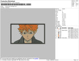 Hinata Shoyo Rectangle Embroidery