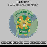 Holacircle Embroidery File 6 sizes