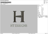 Ht Designs Puff Embroidery File 6 sizes