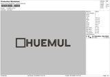 Huemul Txt Embroidery File 6 sizes