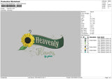 Heavenly Embroidery File 6 size
