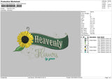 Heavenly Embroidery File 6 size