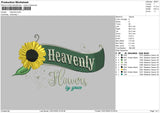 Heavenly Embroidery File 6 size