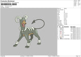 Houndoom Embroidery File 6 sizes