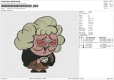INSIDE OUT CHARACTER Embroidery File 6 size
