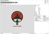 Itachicirlce Embroidery File 6 sizes