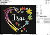 Isac Embroidery File 6 size