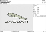 JAGUAR v3 Embroidery File 6 size