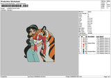 Jasmine2909 Embroidery File 6 sizes