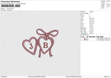 JB love Embroidery File 6 size