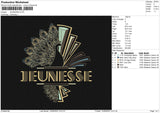 JEUNESSE Embroidery File 6 size