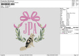 Dog Jpa Embroidery File 6 sizes