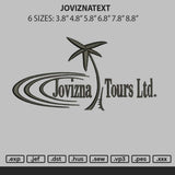 Joviznatext Embroidery File 6 sizes
