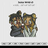 Juice Wrld v3 Embroidery