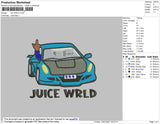 car juice wrld embroidery