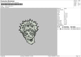 JUJUTSU KAISEN FACE Embroidery File 6 size
