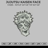 JUJUTSU KAISEN FACE Embroidery File 6 size