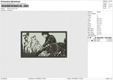 Jujutsu anime Embroidery File 6 size