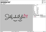 Julilatext Embroidery File 6 sizes